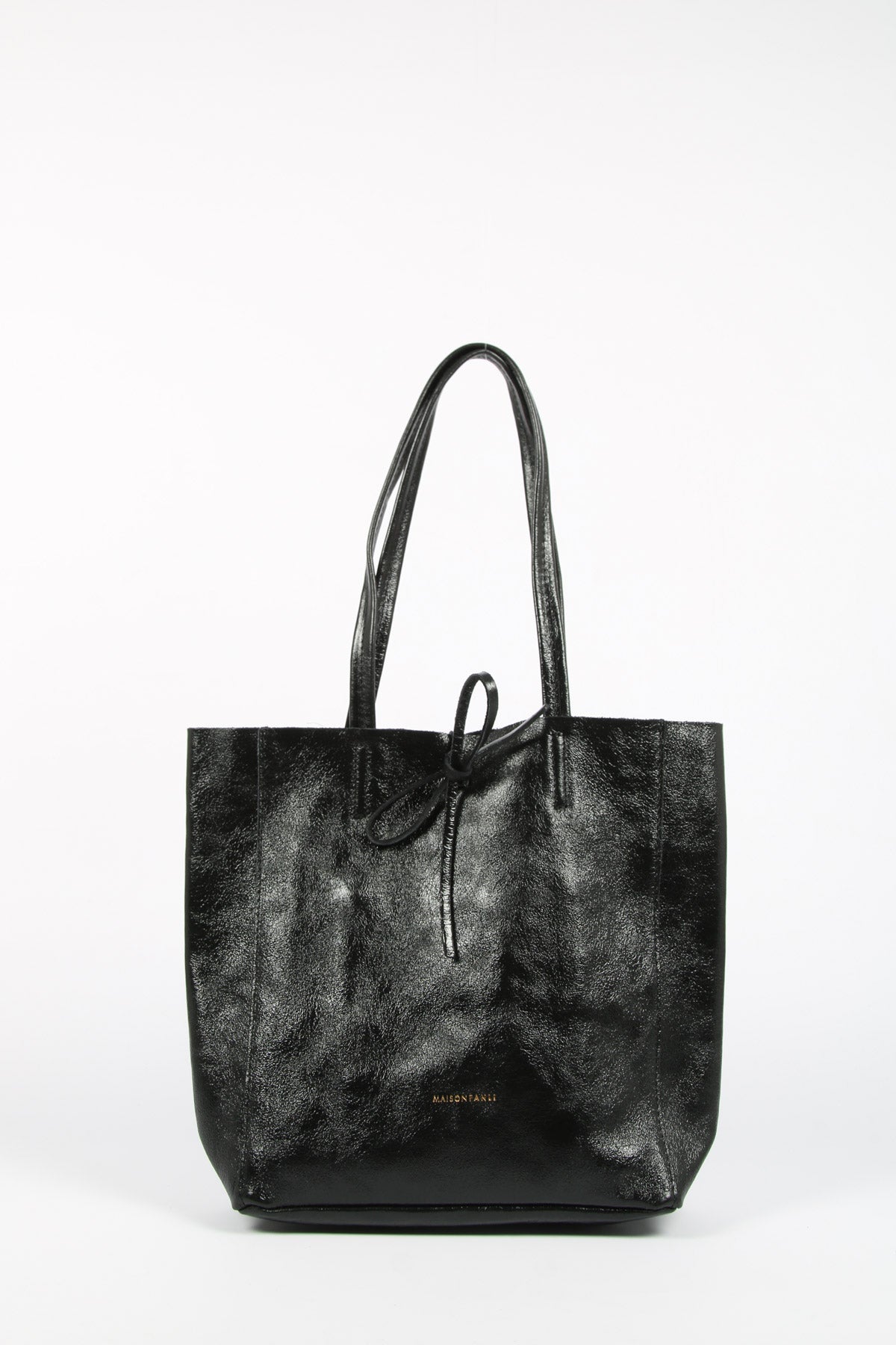 MAISON FANLI Medium Tote METALLIC MIDNIGHT