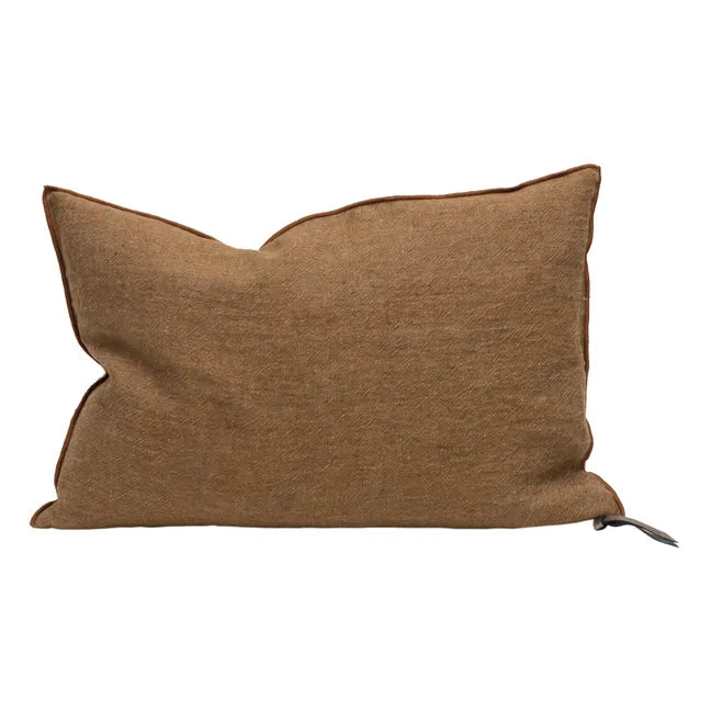 Maison de Vacances Crumpled Washed Linen Cushion Vice Versa
