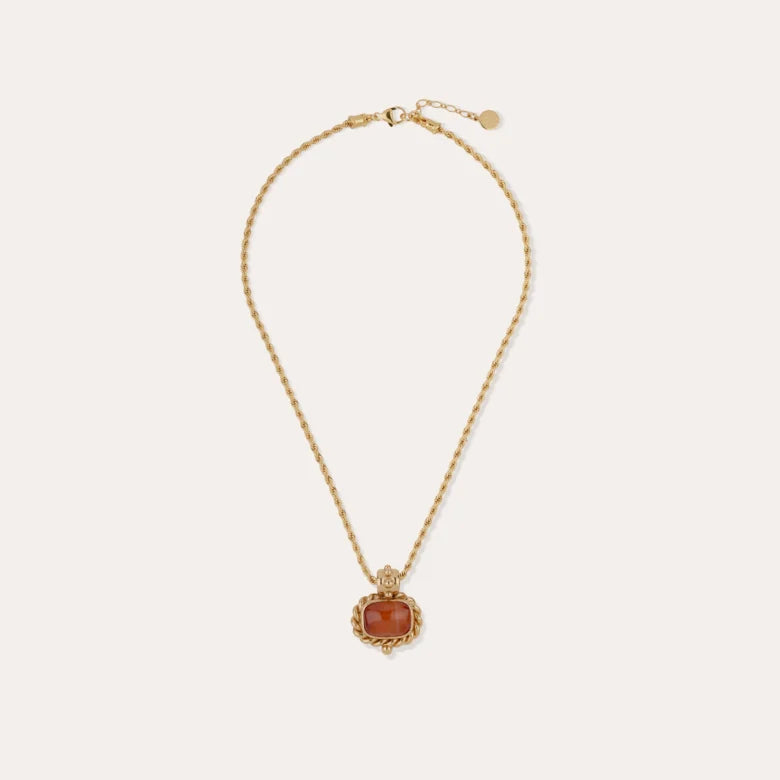 Gas Bijoux Necklace Amarante Carnelian