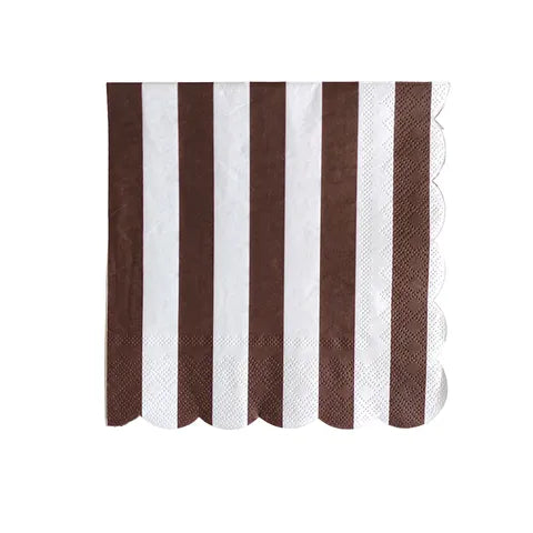 CTC Carnival Cocoa Stripes Paper Napkins