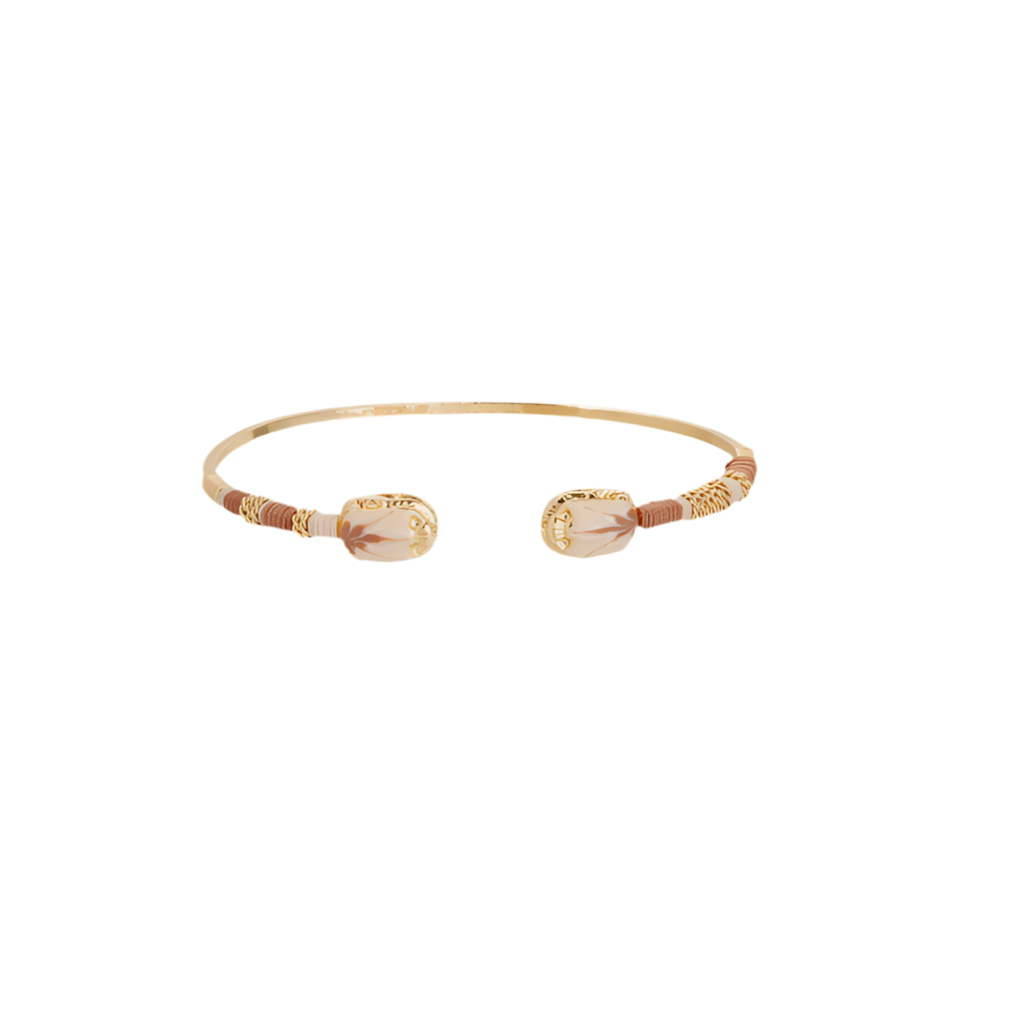 Gas Bijoux Duality Scarab Bangle