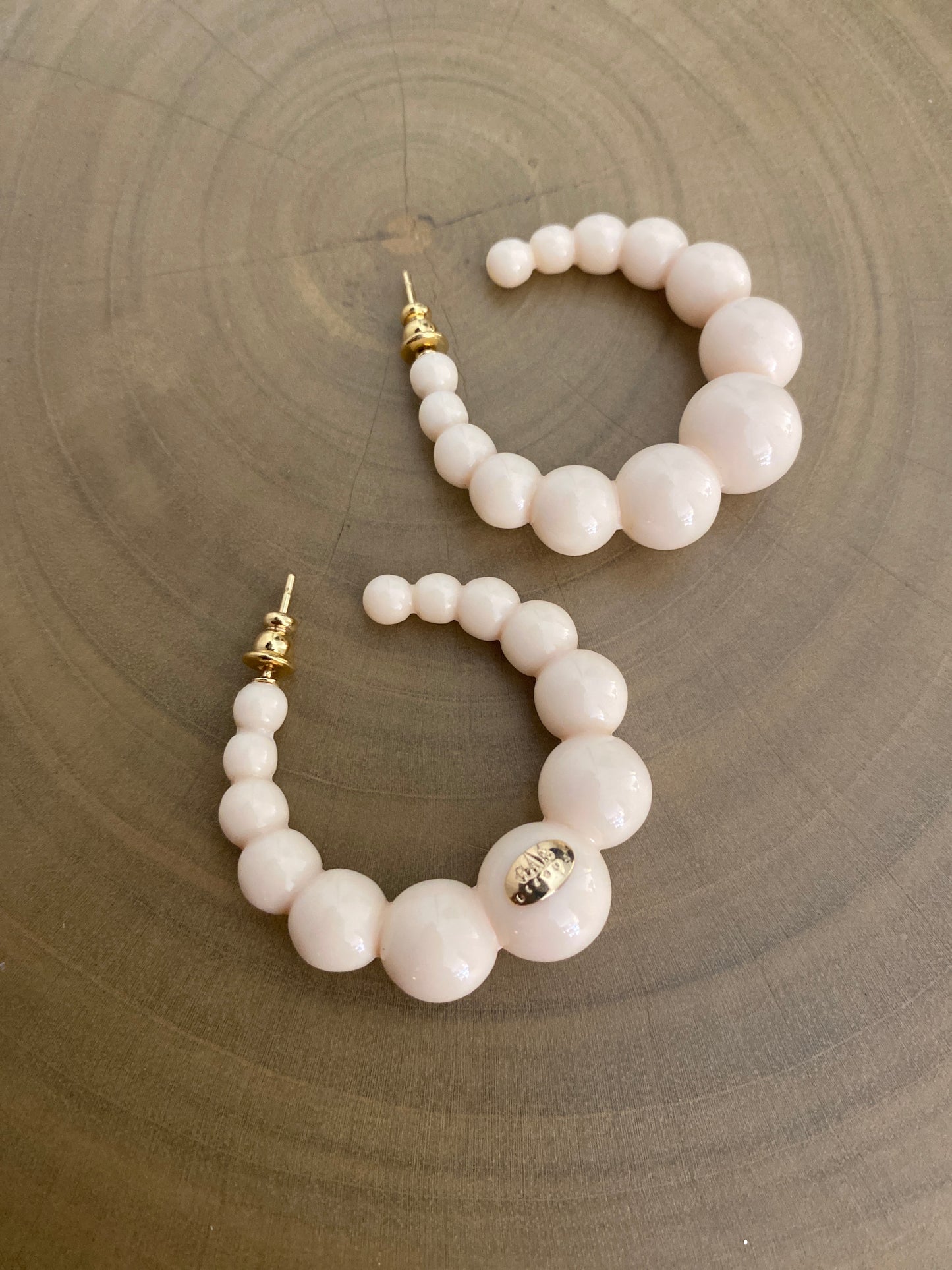 BO Andy Earrings Ivory