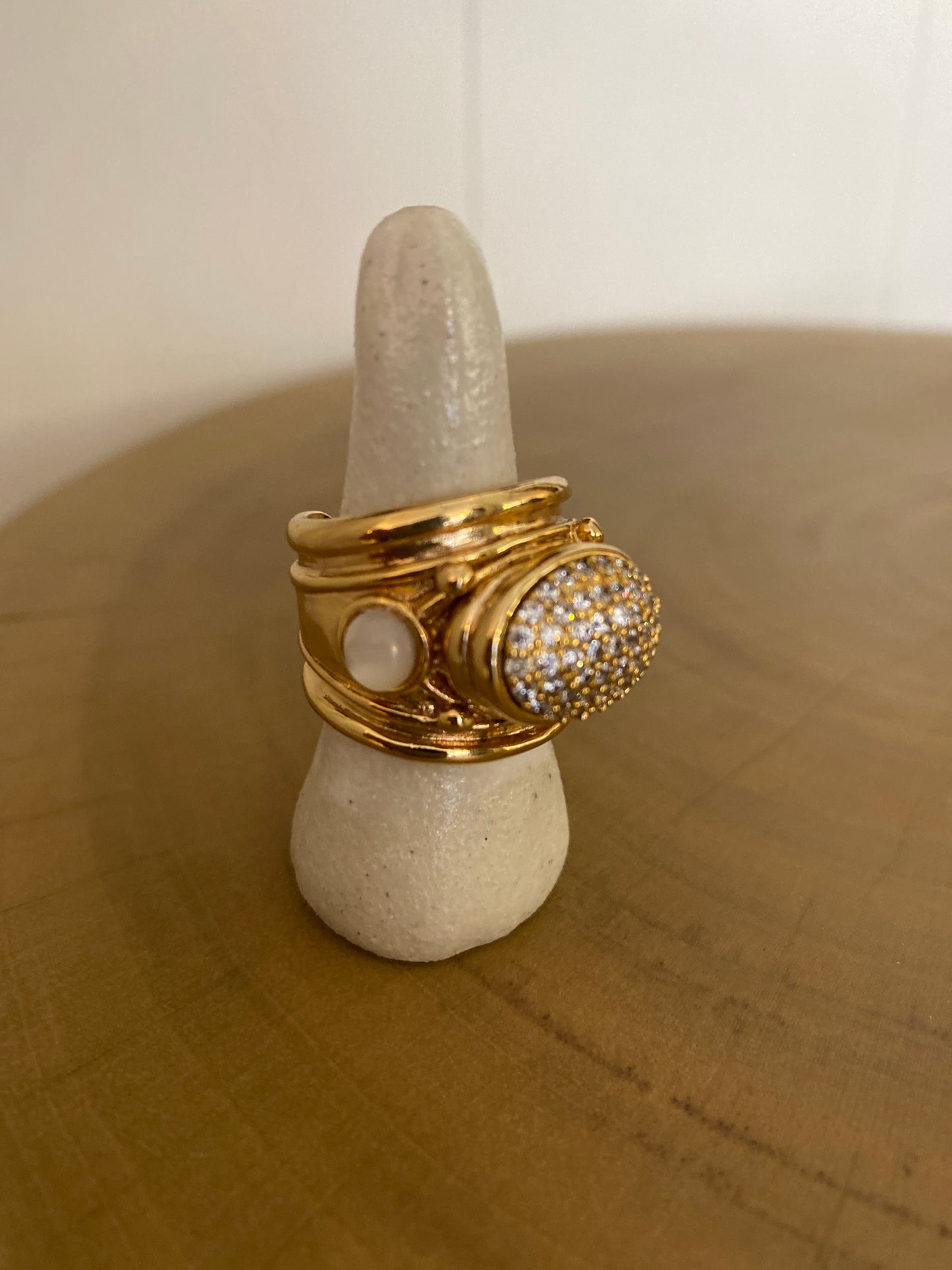 Gas Bijoux Ring Simone Zirconia