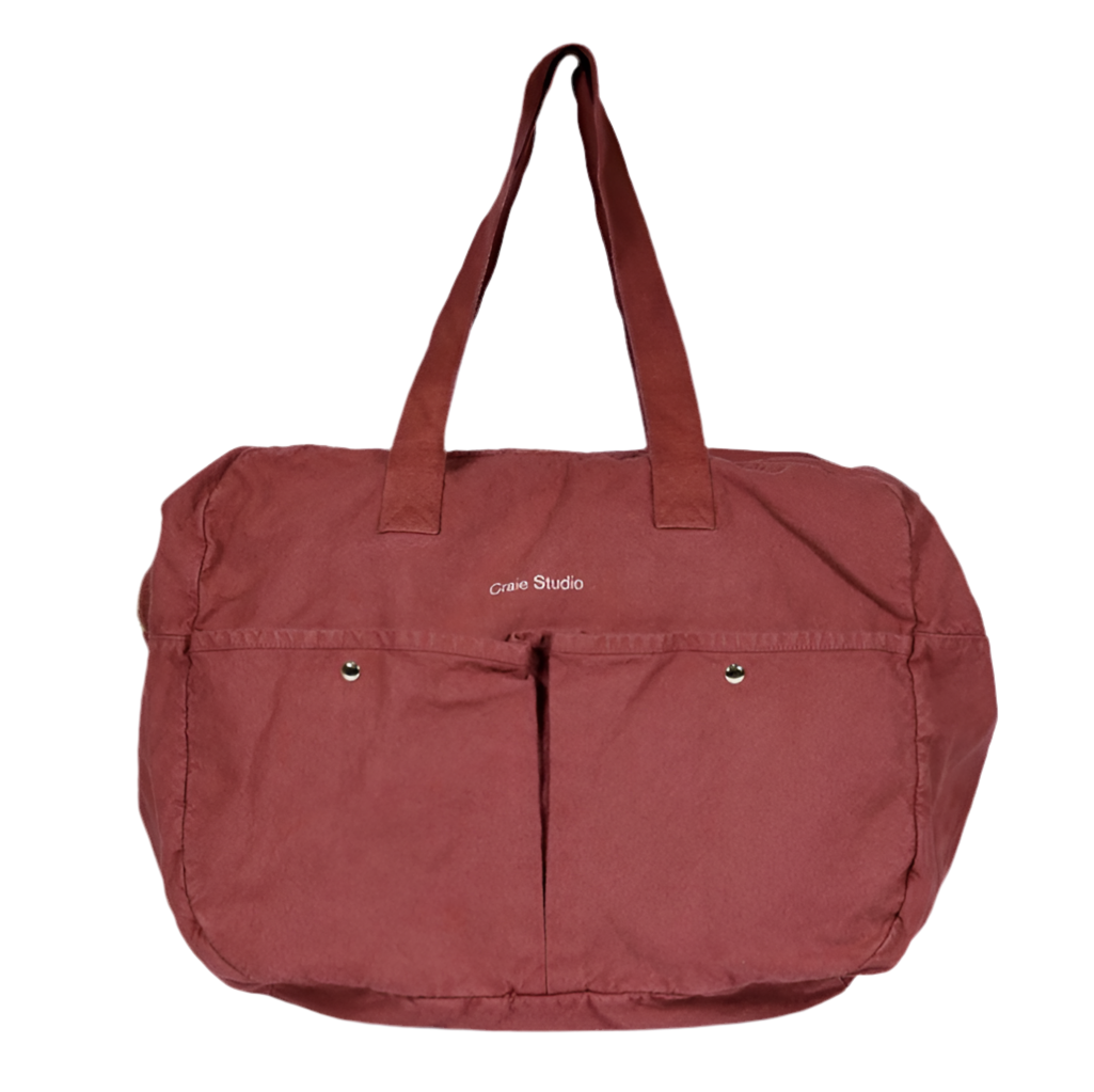 Craie Studio Weekend Bag Recycled Washed Cotton