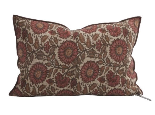 Maison de Vacances Cushion Wabi Sabi Linen Sunflowers