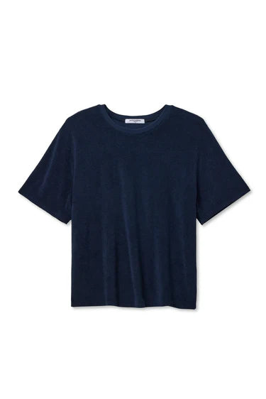 PWT Donna Loop Terry Crew Tee Navy