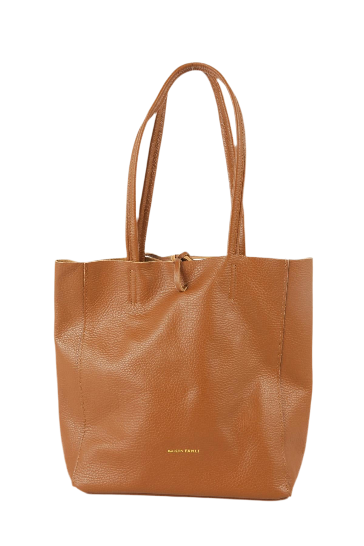 MAISON FANLI Medium Tote DARK CAMEL