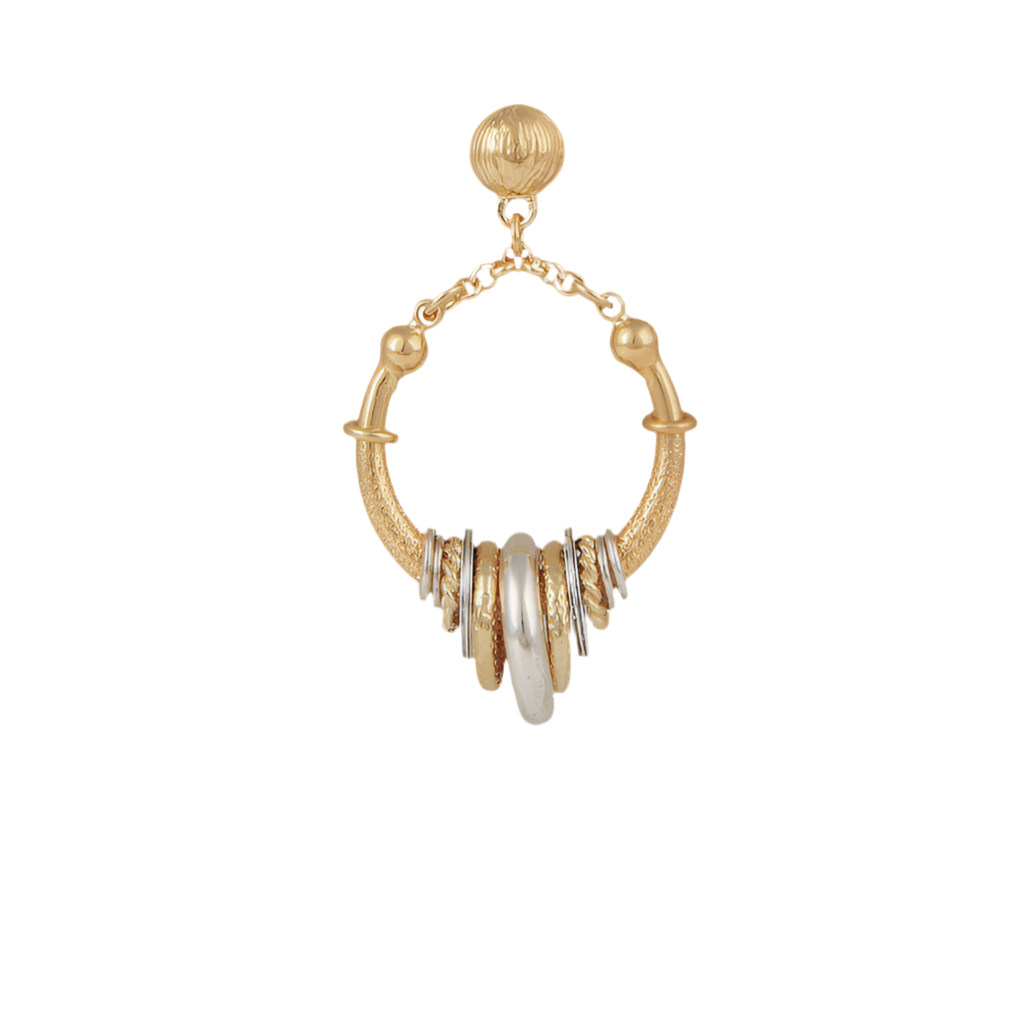 Gas Bijoux Earrings Maranzana Mini Gold/Silver