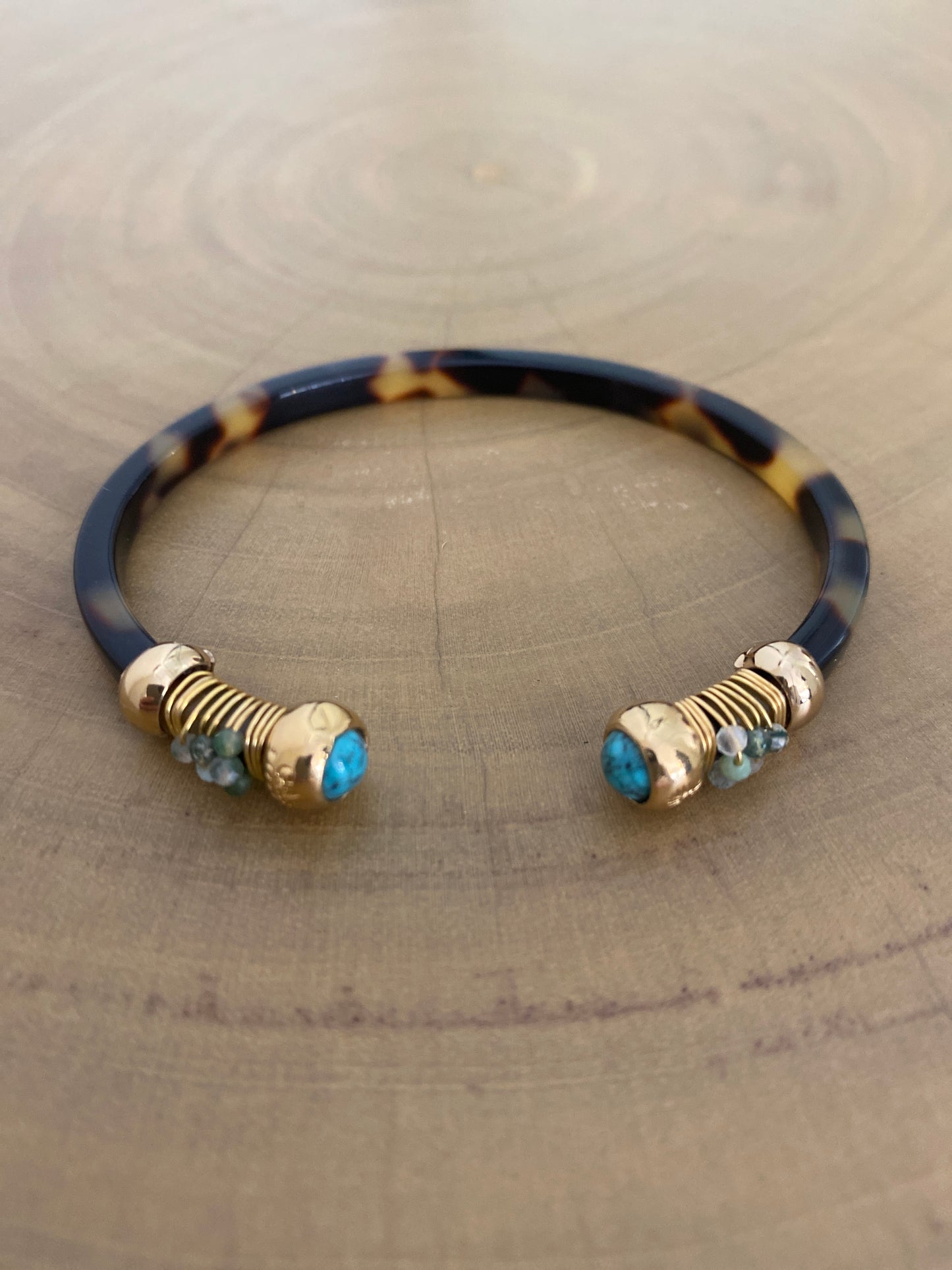 Gas Bijoux Bracelet Sari Bis Tortoise/Turquoise