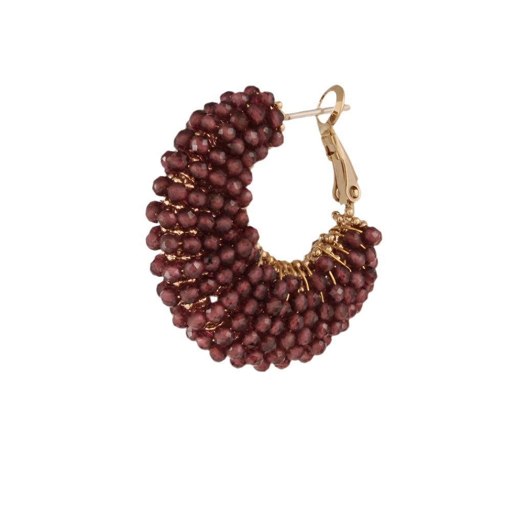 Gas Bijoux Earrings Izzia Amethyst Small
