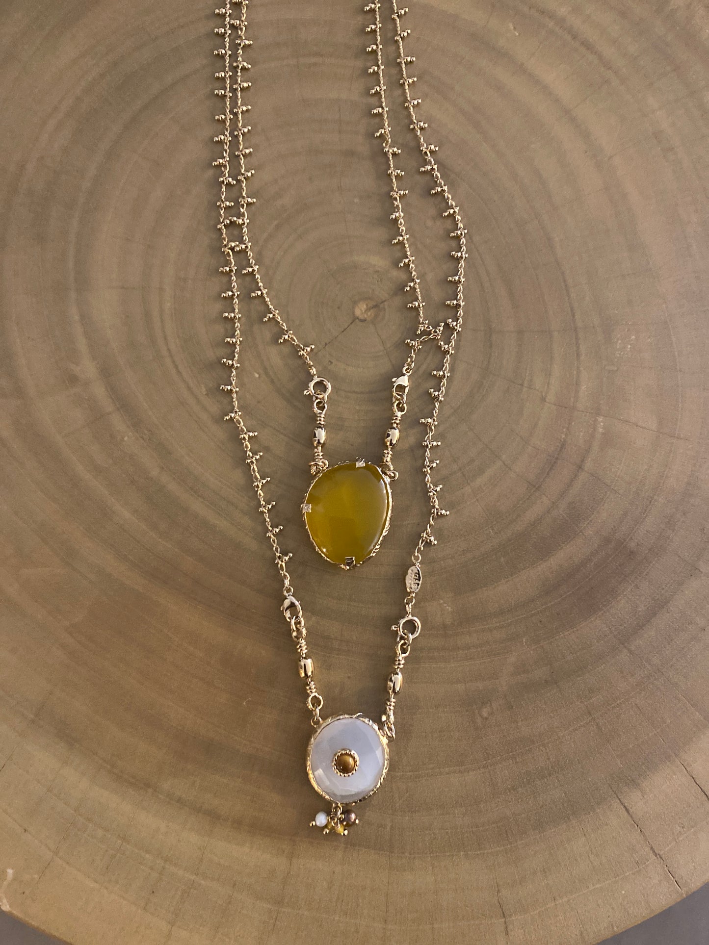 Gas Bijoux Necklace Scapulaire Serti