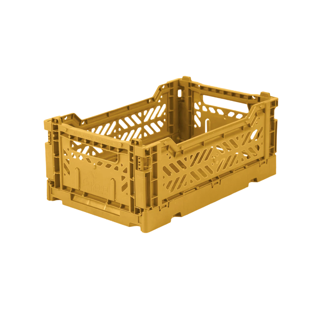 Aykasa Mini Storage Crate Mustard