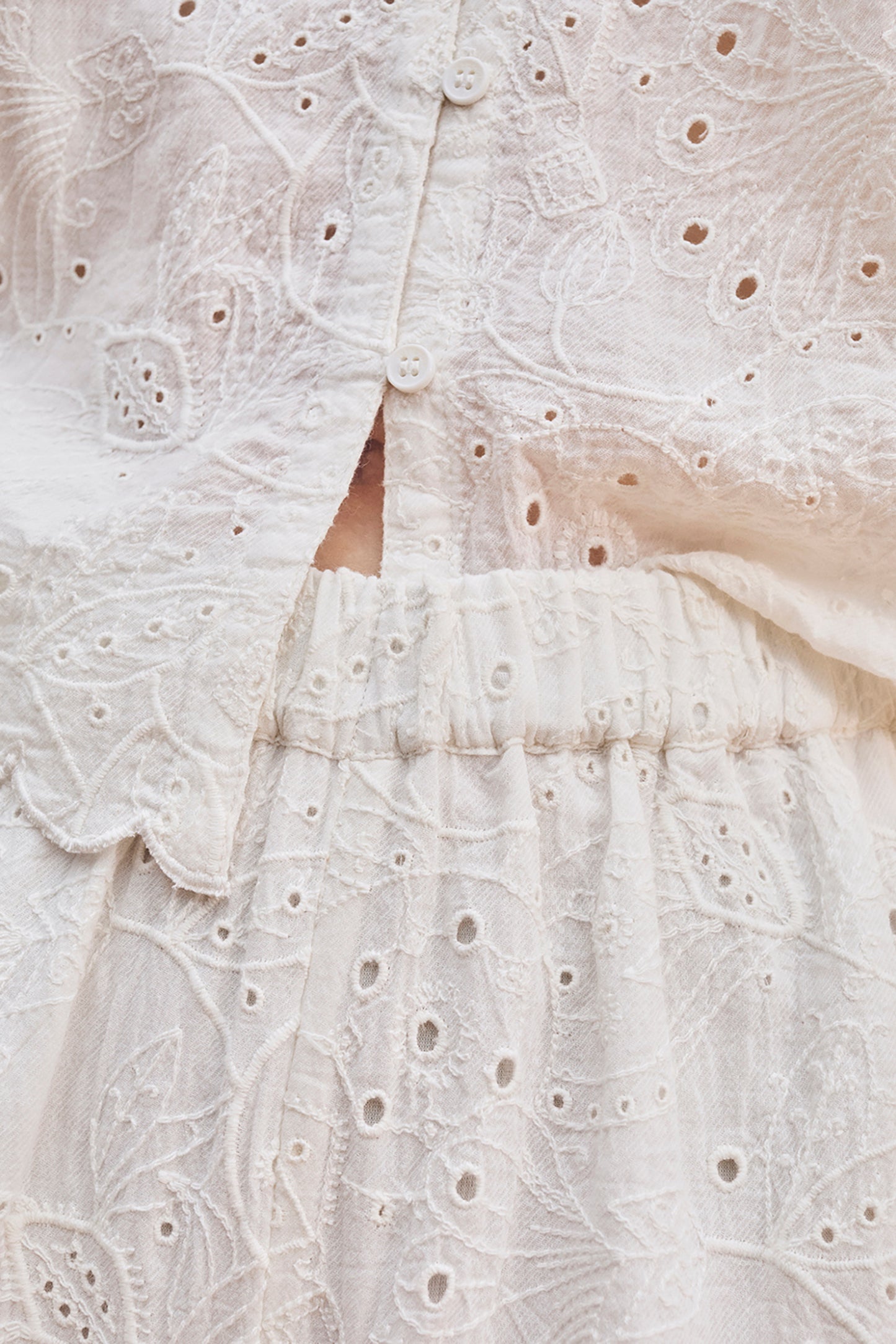 Indi and Cold Cotton Pants White