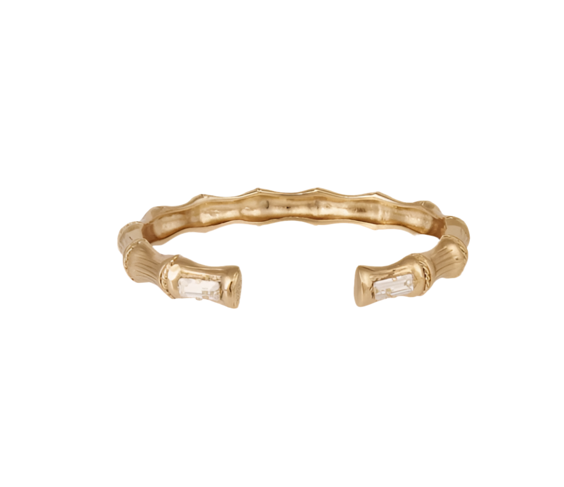 Gas Bijoux Bamboo Strass Bangle