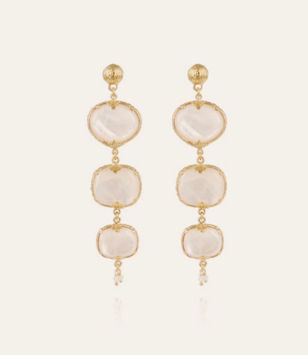 Gas Bijoux Earrings Silène 3 drops