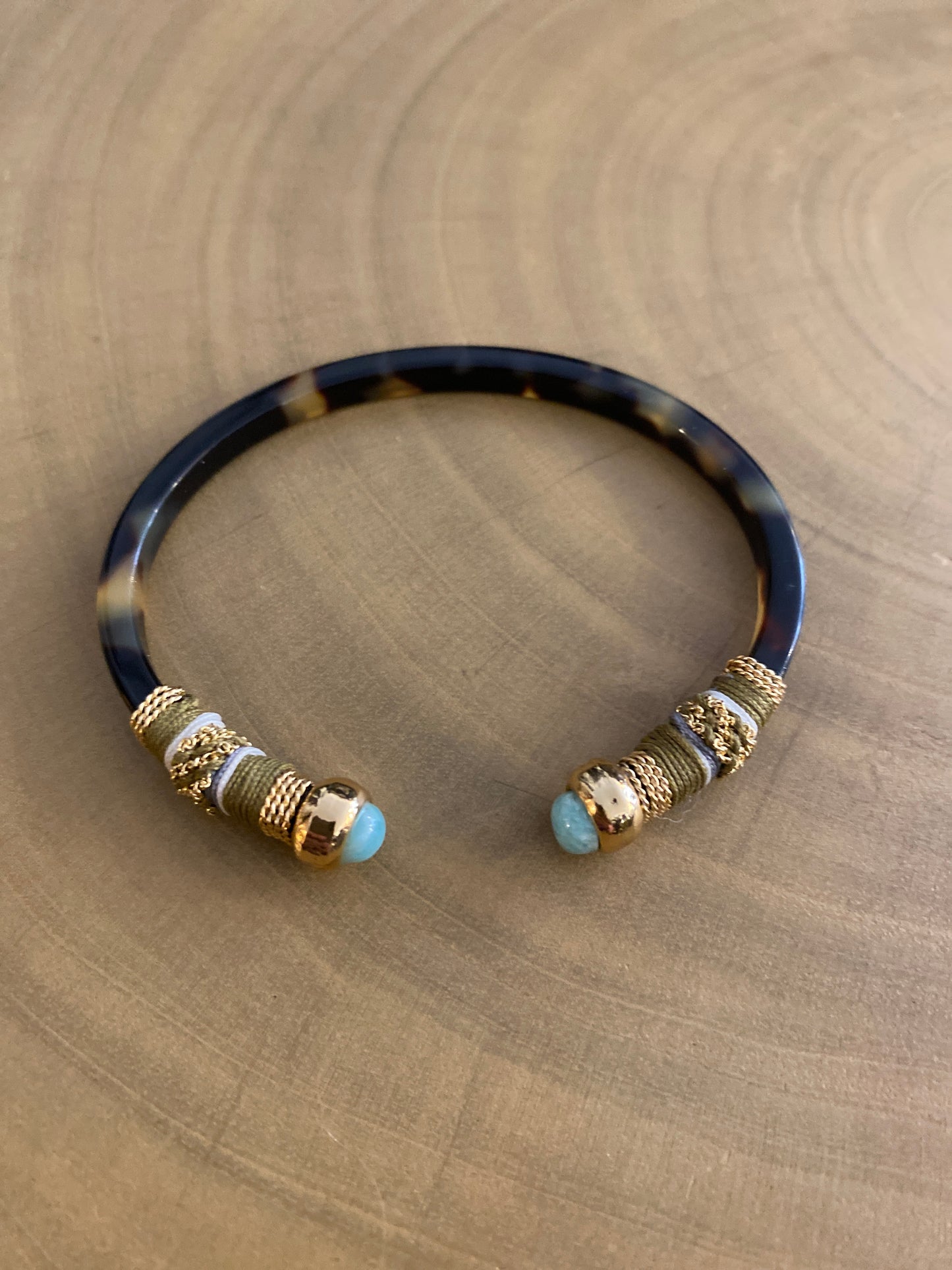 Gas Bijoux Bracelet Sari Tortoise/Amazonite