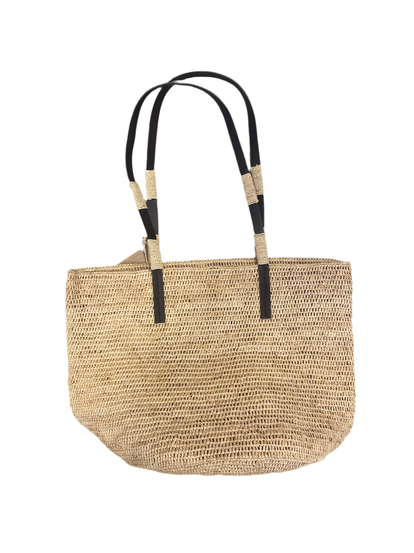 Made In Mada Alice M Bag Natural with leather straps