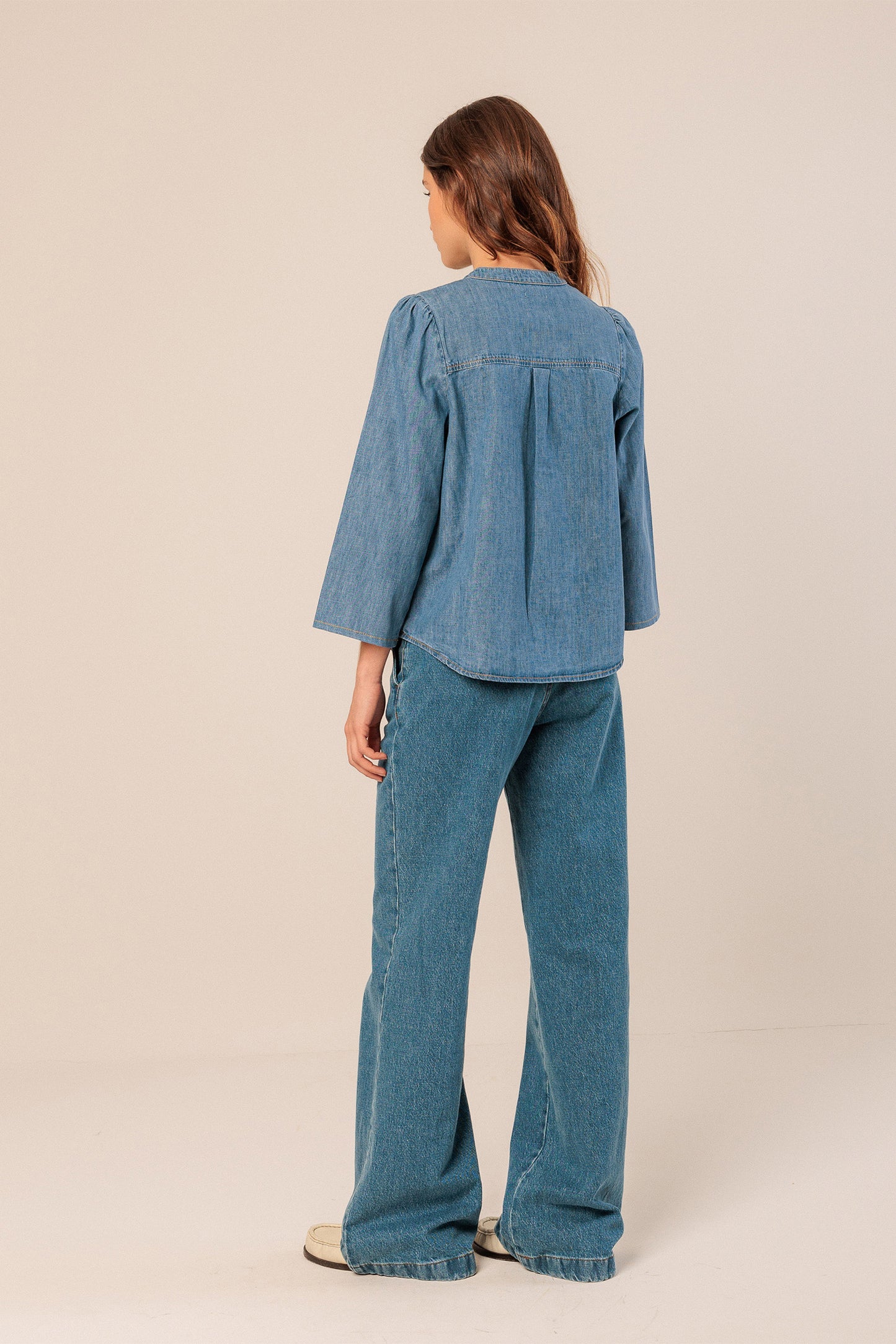 Indi & Cold Shirt Denim Blue