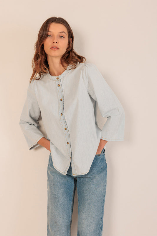 Indi & Cold Shirt Denim Sky Blue