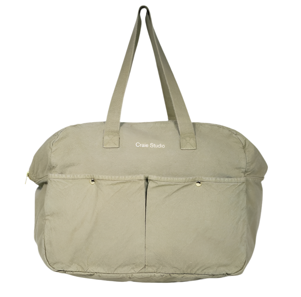 Craie Studio Weekend Bag Recycled Washed Cotton