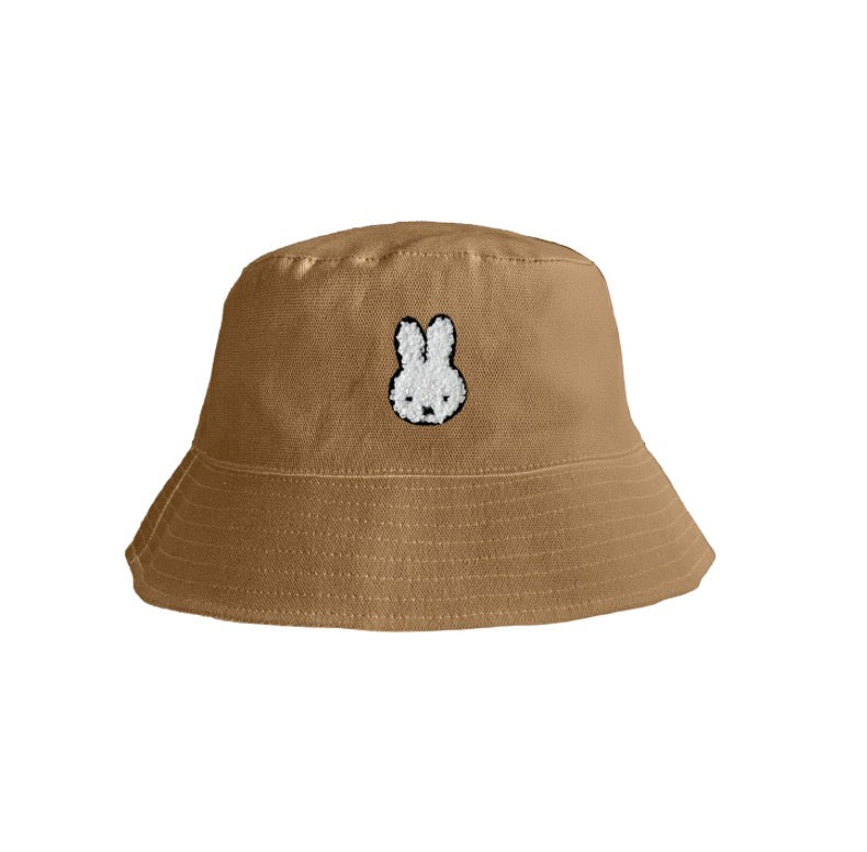 Miffy Canvas Bucket Hat Cinnamon