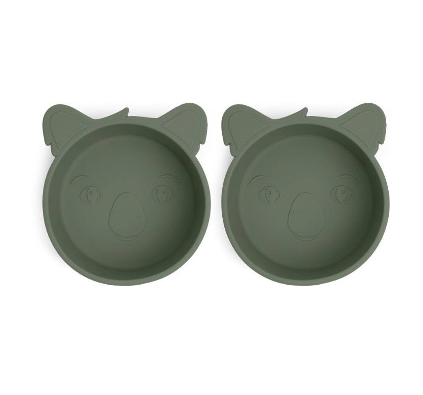 Alex Silicone Deep Bowl (s/2) Dusty Green