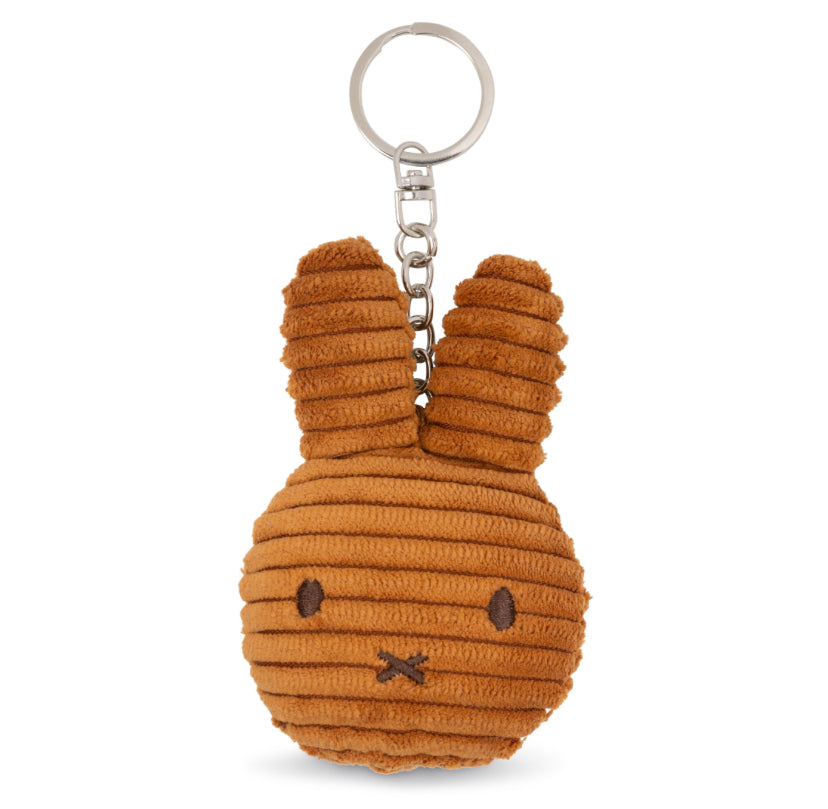 Miffy Keychain Corduroy Cinnamon