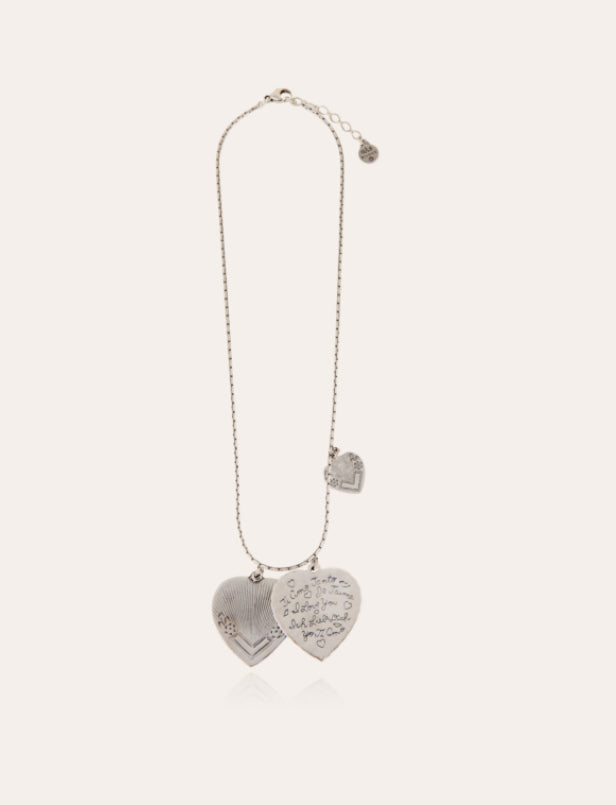 Gas Bijoux I Love you Necklace Silver