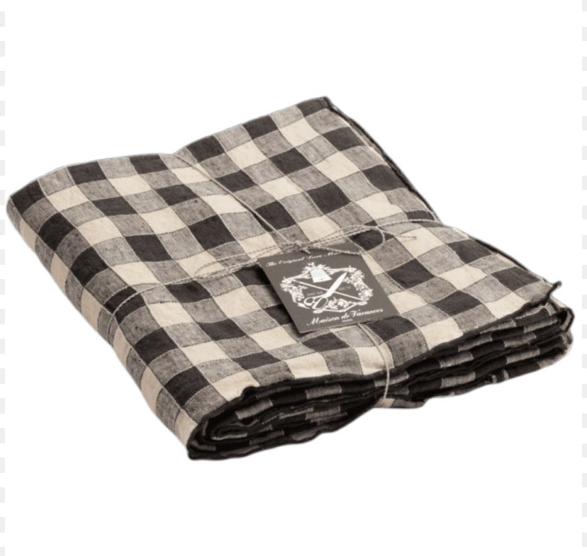 Maison de Vacances Vintage Vichy tablecloth