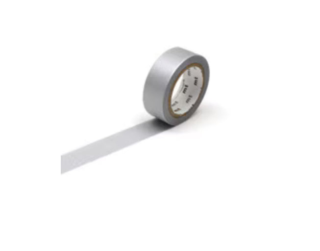 MT Masking Tape- Single Roll- Silver 15mm