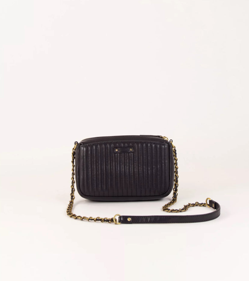 Sessun Divinou Bag Black Leather