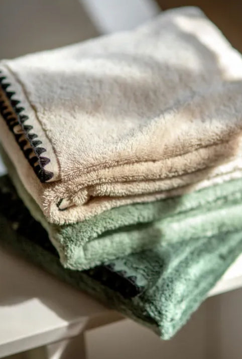 Haomy Issey Bath Towels Almond