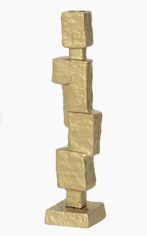 UNC Candle Holder Mona Gold metal