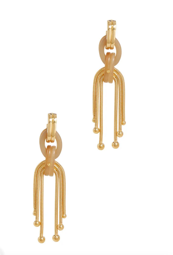 Gas Bijoux Mamba Earrings Beige