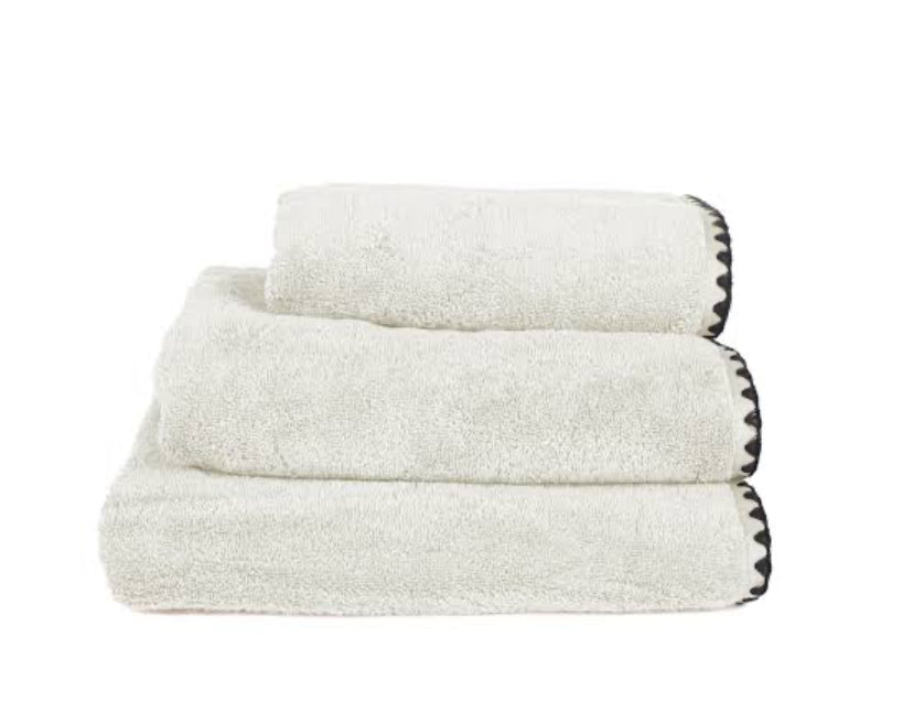 Haomy Issey bath towels Chalk