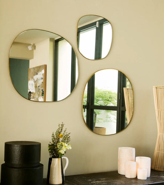 Caravane Ame Brass Mirror Large