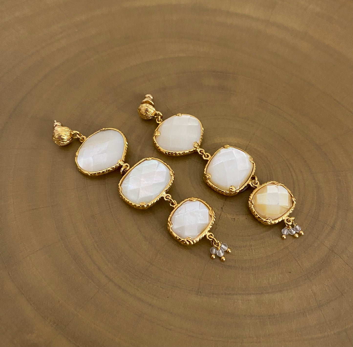 Gas Bijoux Earrings Silène 3 drops