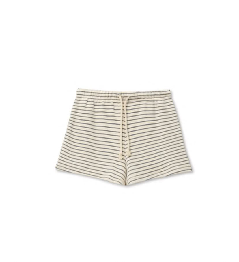 PWT Bennie French Terry Short Charcoal Stripe