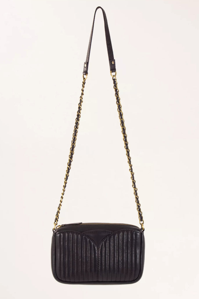 Sessun Divinou Bag Black Leather