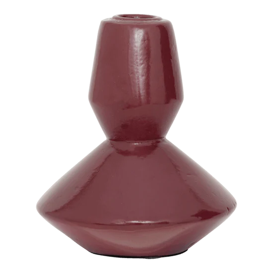 UNC Candle Holder Logan Red