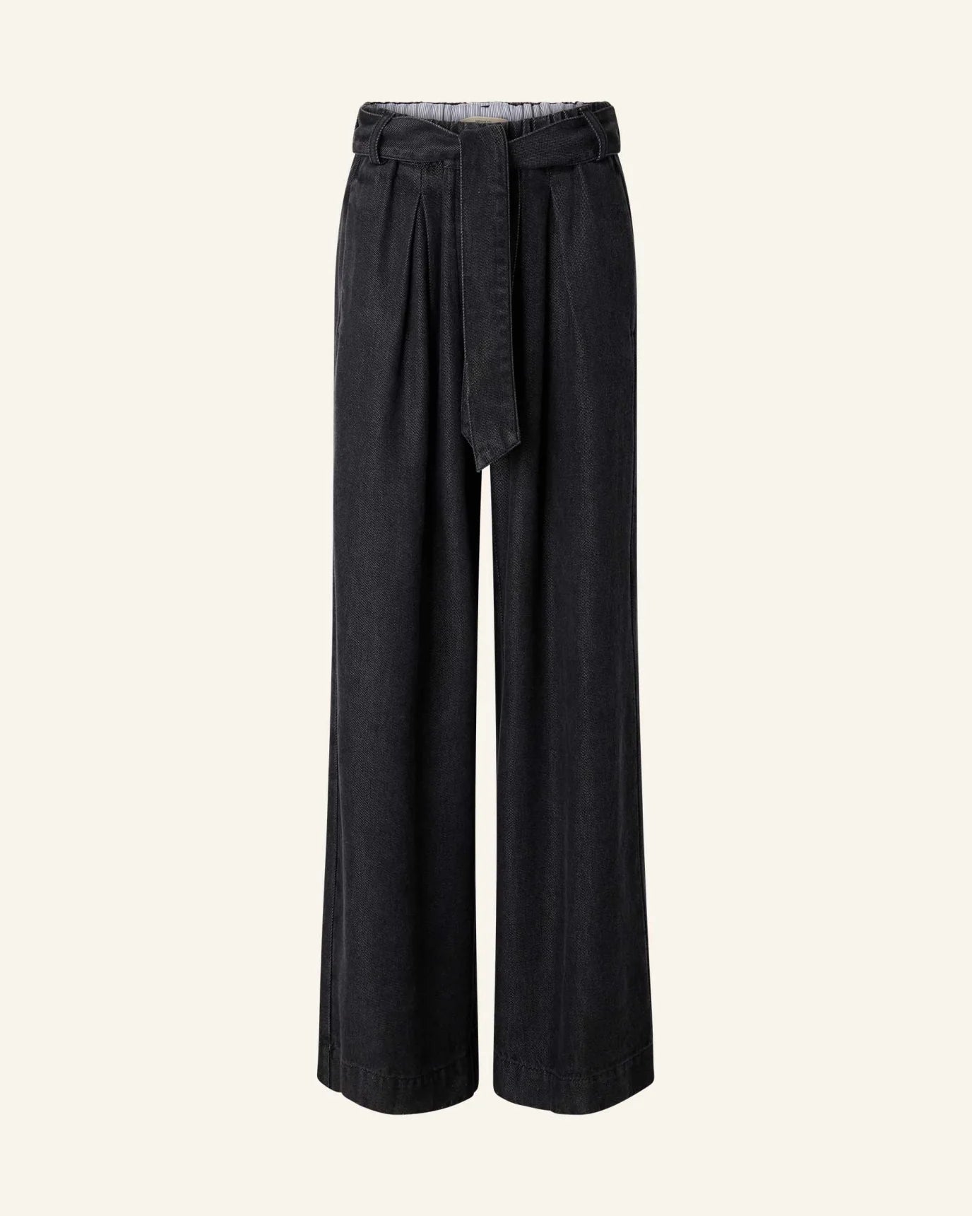 Sessun Rinim Elastic Waist Pants Carbonella