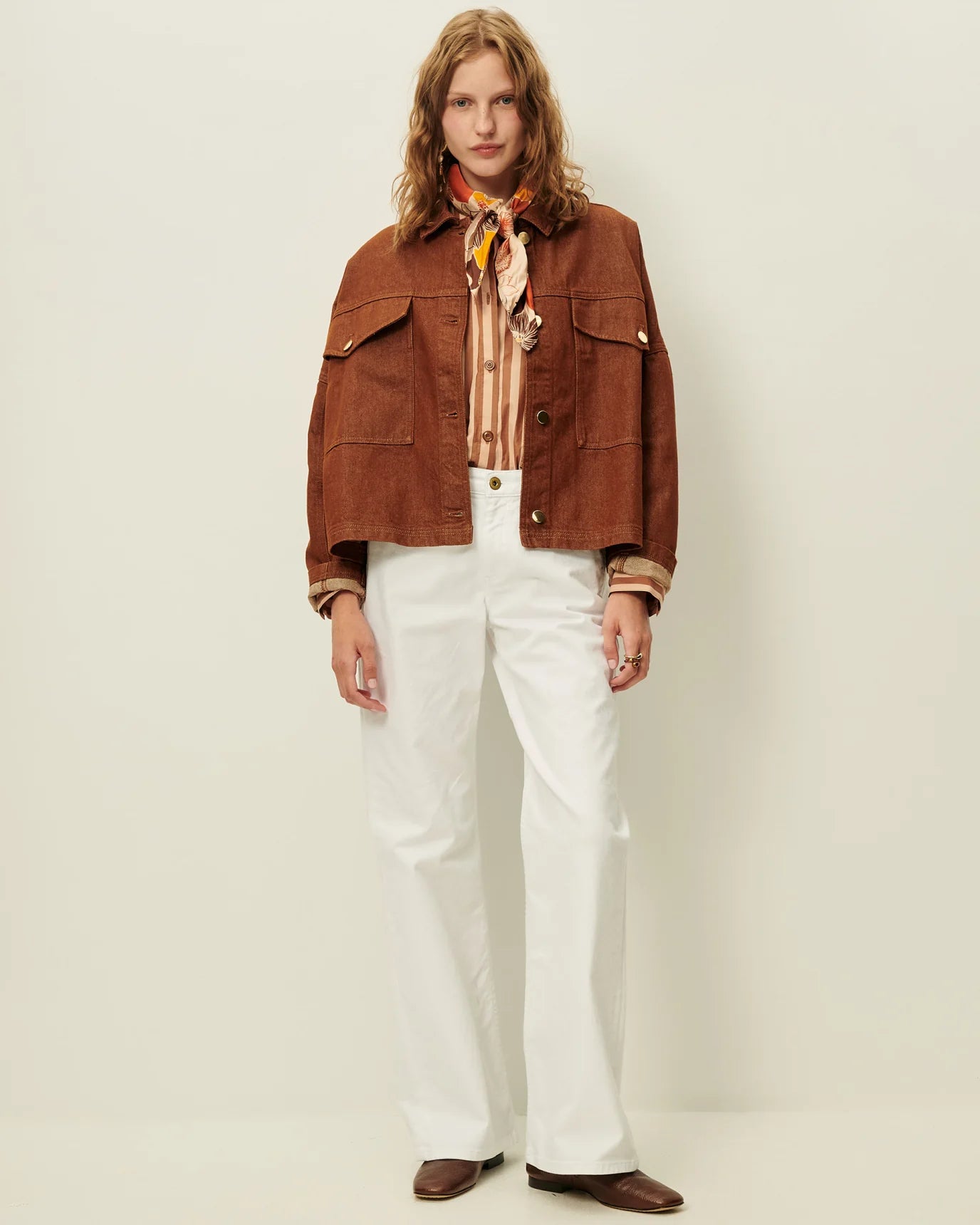 Sessun Midwest Denim Jacket Toffee