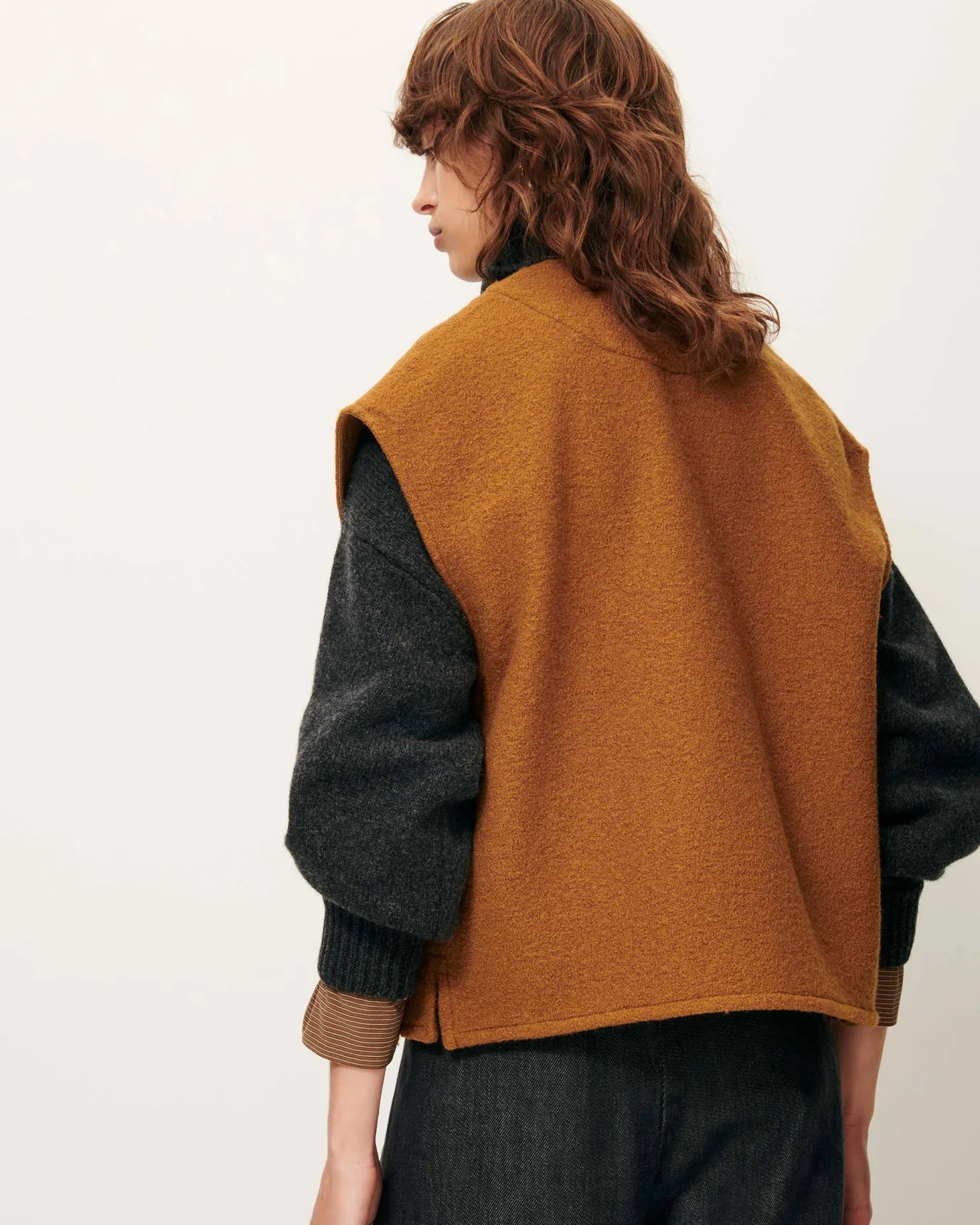 Sessun Hanzo Sleeveless Jacket Bronze