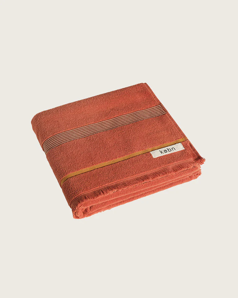 Kobn Beach or Bath Towel Tamarillo