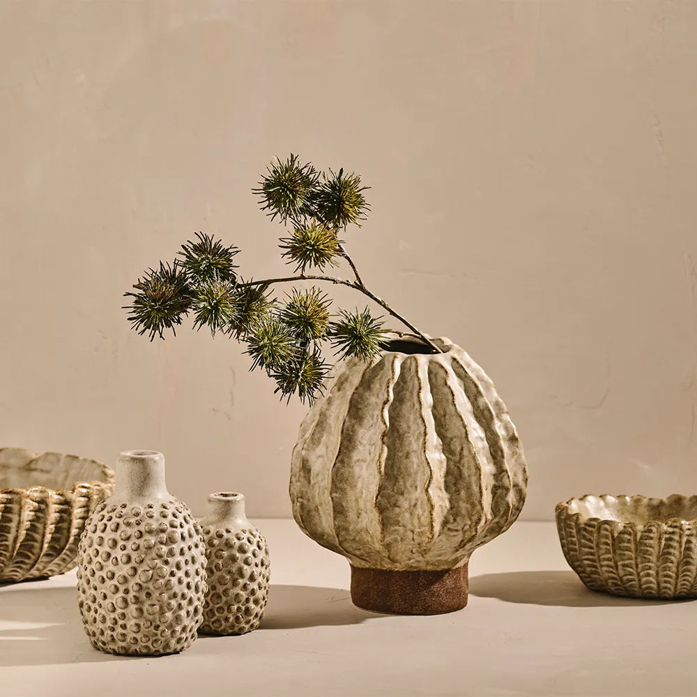Thistle Globe Spray Olive 68cm