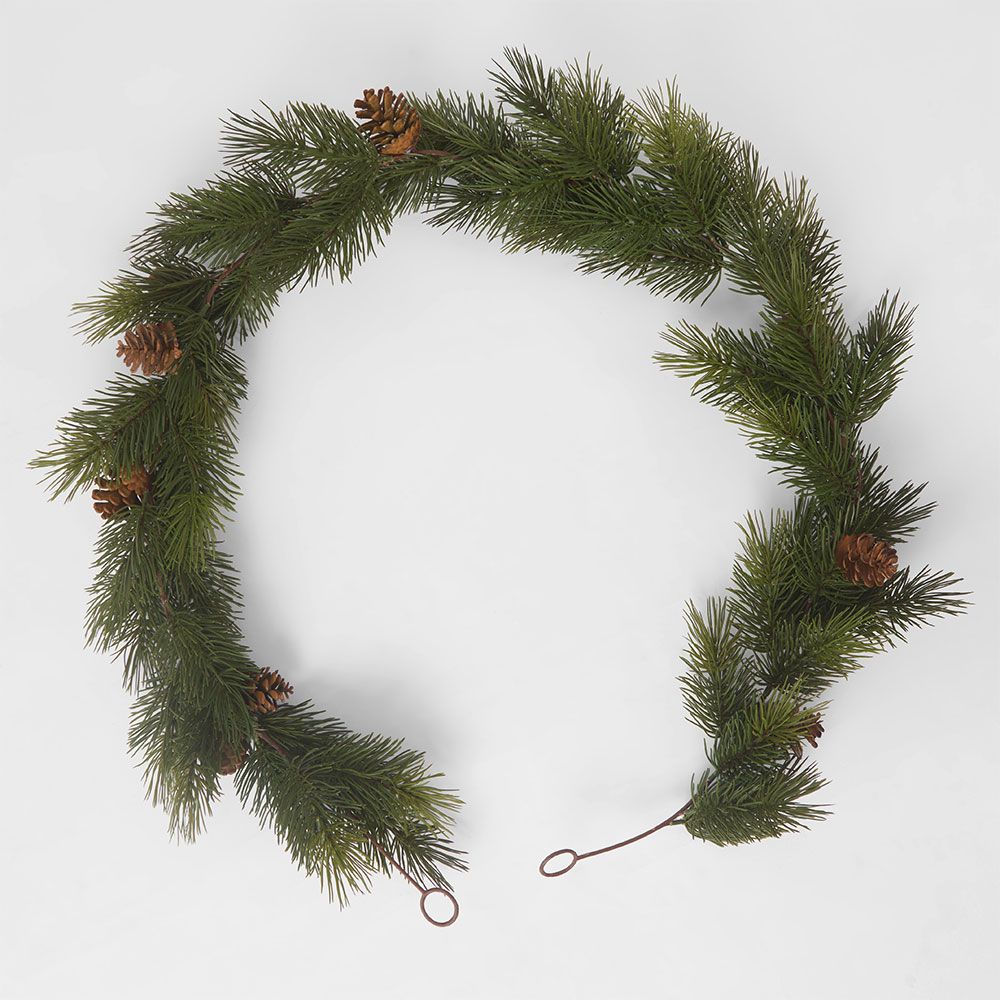 V&V Pine Cone Garland 170cm
