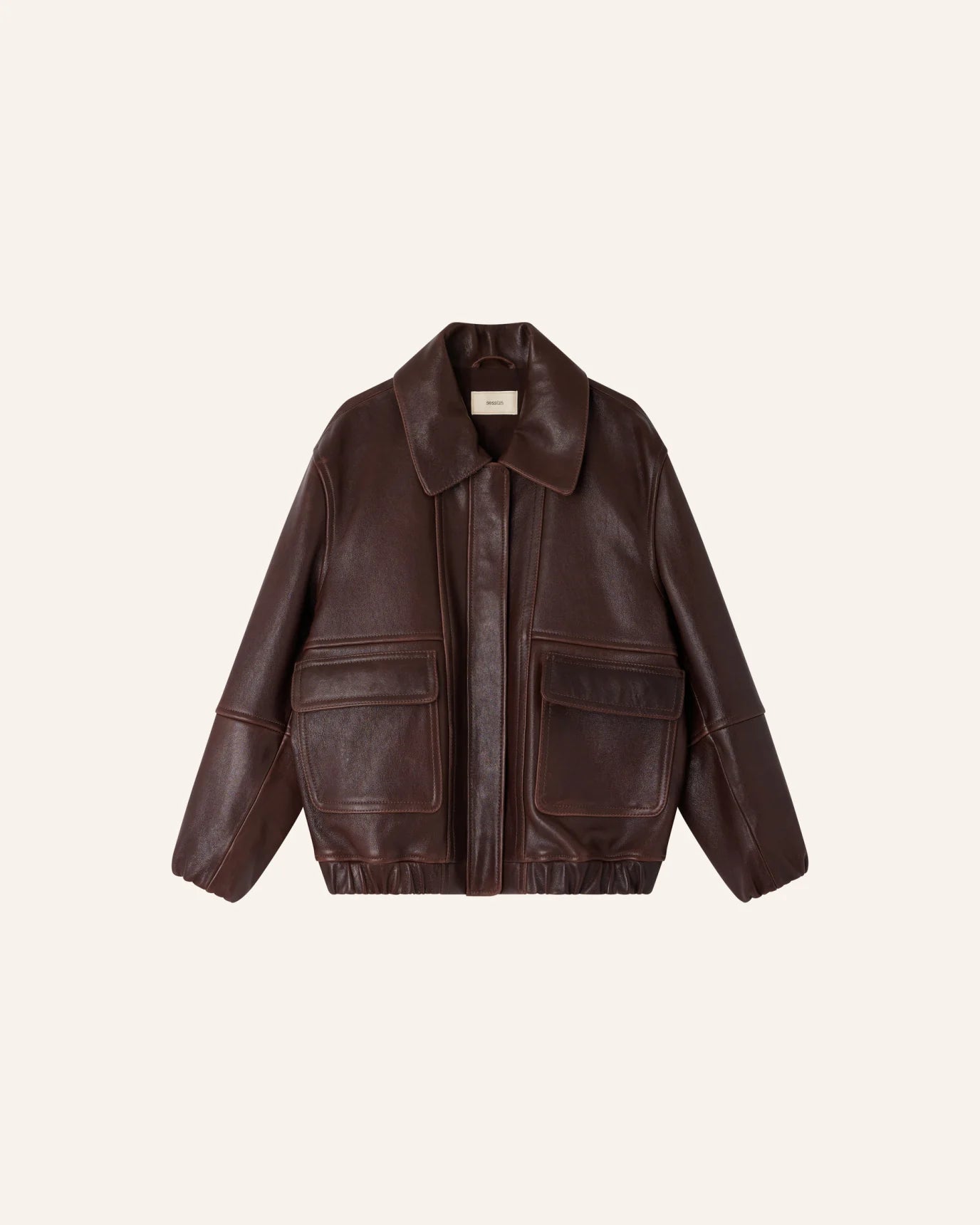 Sessun Wyatt Leather Jacket Brown