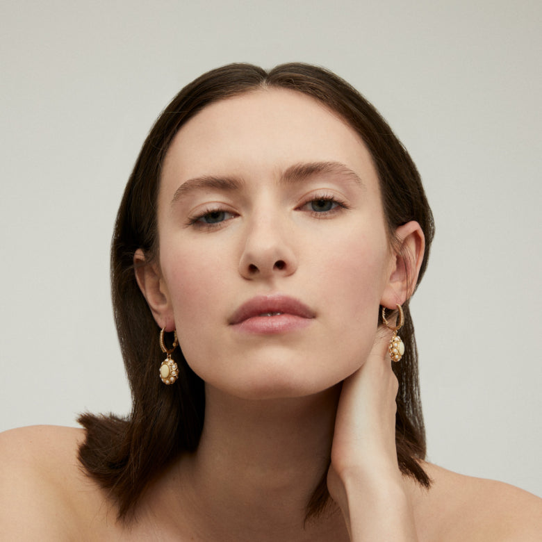 Gas Bijoux Tao Splash Earrings Vanilla