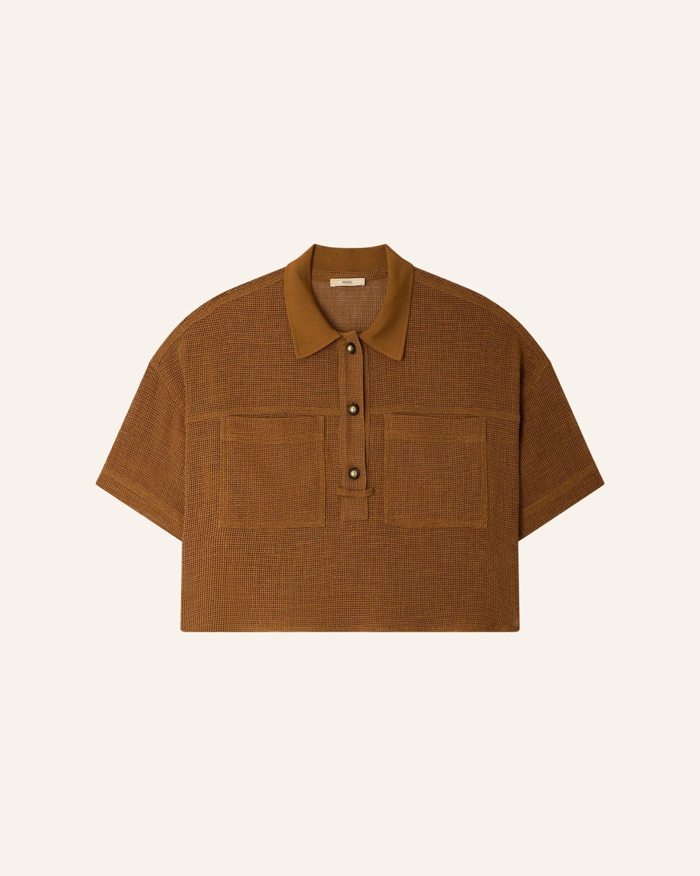 Sessun Paulo Shirt Amber Brown