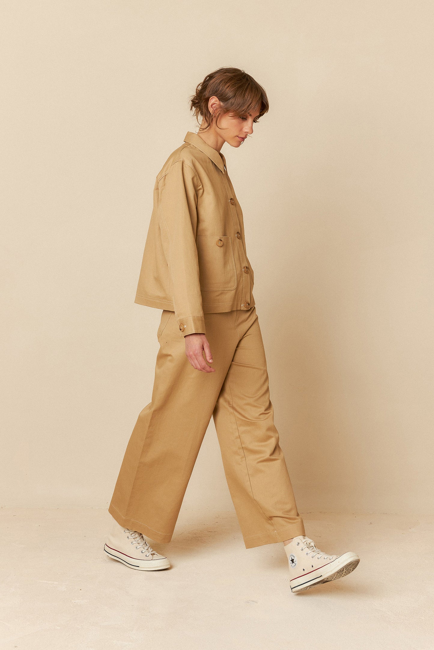 Indi & Cold Jacket Sand